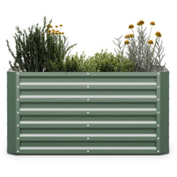 Blumfeldt - potager surélevé High Grow Straight Garden en acier galvanisé, 120 x 60 x 90 cm - protection conter la rouille et le gel - Idéal pour