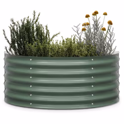 Délicieux, frais et de votre propre potager : avec la jardinière surélevée High Grow Half Circle de blumfeldt , cultivez vous ...