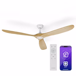 Profitez d'une brise estivale avec le ventilateur de plafond Klarstein Bahama Breeze. La grande envergure de 178 cm permet un ...
