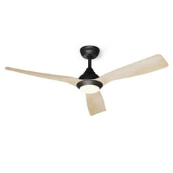 Ventilateur de plafond 2 en 1 - KLARSTEIN - Fiji Flow - 132 cm - Télécommande - LED dimmable