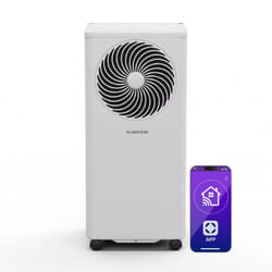 Climatiseur Mobile avec Evacuation, 3 en 1 Climatiseur Portable, Déshumidificateur, Ventilateur, 7000 btu, R290, Compatible Alexa/Google, Silencieux,