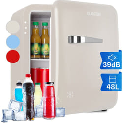 Klarstein - Mini Frigo de Chambre de 48L pour Snacks et Boissons, Petit Frigo Top Silencieux, Mini Bar, Petit Réfrigérateur Camping, Mini Frigo