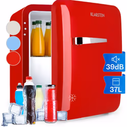 LA FRAÎCHEUR PARTOUT AVEC VOUS : Ce petit frigo est aussi doté d'un mini congelateur de 5 litres pour les glaçons et les surg ...