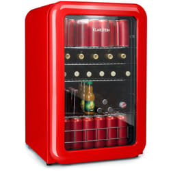 Klarstein PopLife Refroidisseur de boissons - mini-bar, réfrigérateur rétro, 0-10°C, seulement 39 dB, 115 L, écologique, porte à double vitrage,