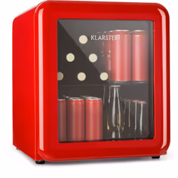 Les délices fraîchement réfrigérés sont particulièrement savoureux avec l'élégant réfrigérateur Klarstein PopArt au look rétr ...