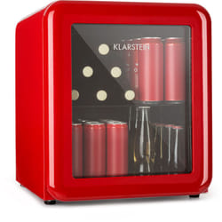 PopLife Refroidisseur de boissons - mini-bar, réfrigérateur rétro, 0-10°C, seulement 39 dB, 48 l, écologique, porte à double vitrage, design rétro,