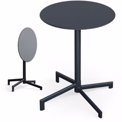 MATÉRIAUX DE HAUTE QUALITÉ : Fabriquée en acier de haute qualité, cette table bistrot assure stabilité et durabilité tout en  ...