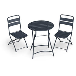 Blumfeldt - Balkonmöbel Set de meubles de jardin pour balcon & jardin - résistant aux intempéries, stable & durable grâce à un matériau résistant à