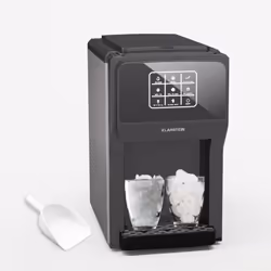 Machine à glaçons 3 en 1 : produit de la glace en grain, de la glace pilée et distribue de l'eau. Production rapide en 6-9 mi ...