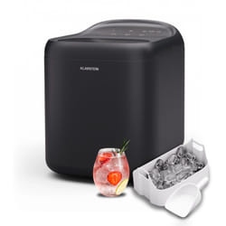 Klarstein - SparkIce machine à glaçons - 15 kg/24 h, 6 min, 2 tailles, nettoyage auto, tactile, pelle incluse, machine à glaçons maison, petite