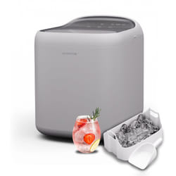 Klarstein - SparkIce machine à glaçons - 15 kg/24 h, 6 min, 2 tailles, nettoyage auto, tactile, pelle incluse, machine à glaçons maison, petite
