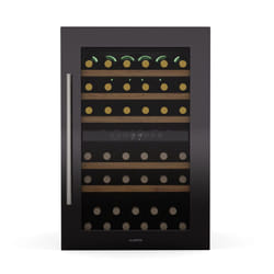 Klarstein - Vinsider 57 Duo Cave à vin 2 zones - 57 bouteilles, 5-22°C, encastrable, silencieuse 38 dB, étagères en bois, vitre anti-UV, 143 l