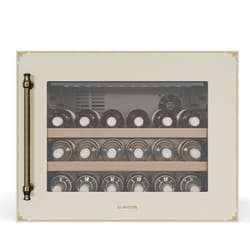Vinsider Victoria 28 Cave à Vin - 28 Bouteilles, 1 Zone, 5-20°C, Commande Tactile, Éclairage led, Protection uv, Silencieux, Noir - Klarstein