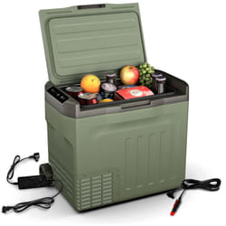 Klarstein PolarForce 40L Glacière - Glacière électrique à compression, LCD, -20°C à 20°C, roues tout-terrain, poignées doubles, protection de la