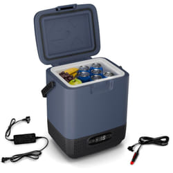 Klarstein SwiftFrost 12L Glaciere Electrique avec Congelateur - Compresseur, LED, Dual Power (12V/230V), -20°C à 20°C, Modes ECO & MAX, Idéale pour