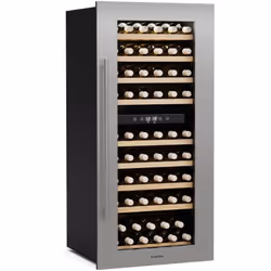La cave à vin Klarstein Vinsider Duo offre un confort optimal pour le stockage du vin avec deux zones de refroidissement sépa ...