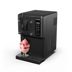 Klarstein - Sorbetière turbine sorbetière à glace 1,5 l avec écran tactile, réservoir isotherme 5 l, fonctions milkshake/smoothie et auto nettoyage,