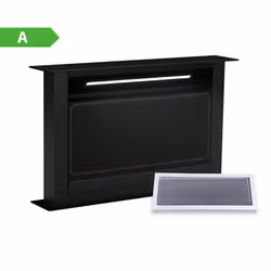 Klarstein Victoria Downdraft Hotte aspirante 60 cm Hotte escamotable 8 niveaux + Boost  jusquà 713.8 m³/h  120 W Noir