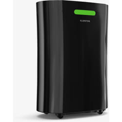 Klarstein - AeroDry 10l Déshumidificateur d'air - 165 w, 10 L/24 h, réservoir 2,5 l, seulement 37 dB, filtre à charbon actif, fonction DrySelect, noir