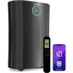Klarstein - DryFy ProConnect 16 l déshumidificateur d'air - 285 w, WiFi, réservoir 2,5L, 16 l / jour, filtre à charbon actif, silencieux, capteur