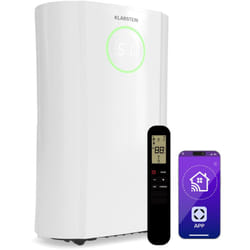 Klarstein - DryFy ProConnect 24 l déshumidificateur d'air - 305 w, 24L/jour, réservoir 4 l, WiFi, Indicador led de humedad, filtre à charbon actif,