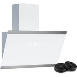 Klarstein - FlashLine Hotte aspirante - hotte de cuisine 60 cm, écran tactile, 524 m³/h, cee a++, éclairage led, silencieuse 34,5 dB, blanche,