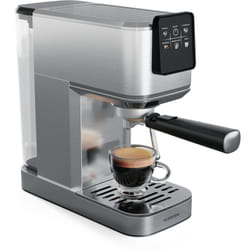 Klarstein - SteelPresso Touch Slim Machine à expresso – 20 bars, 1350 w, réservoir 1,2 l, buse vapeur, écran tactile, acier inoxydable, compacte,