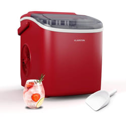 Klarstein Machine à Glaçons - 12kg/24h, 2 Tailles de Glaçons, Réservoir 1.3L, Commande Tactile, Indicateurs LED, Portable, Idéale pour