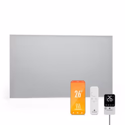 Radiateur infrarouge Blumfeldt - Modèle RadiantSmart - 600 W - Thermostat externe - Salle de bain