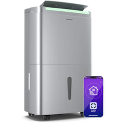 Klarstein - DryFy Connect 40L déshumidificateur d'air, 40 l/j, réservoir 7 l, Wi-Fi, minuterie 24h, silencieux, portable, déshumidificateur