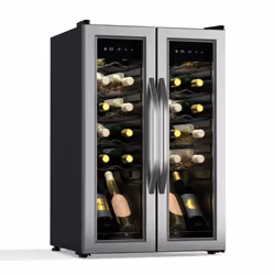 SYSTÈME DE RÉFRIGÉRATION À DEUX ZONES : contrôle individuel de la température pour les vins rouges et blancs grâce à deux zon ...