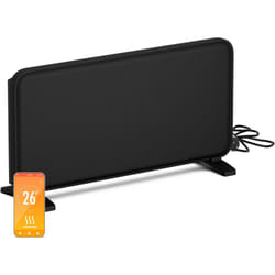 Blumfeldt - radiateur infrarouge 2000 w - mural/sur pied, graphène, appli & commande tactile, thermostat, IP24, protection surchauffe/renversement,