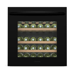 Klarstein - Vinsider 30 cave à vin encastrable - 30 bouteilles, 1 zone, 5-20°C, éclairage led, vitre anti-UV, étagères en bois, silencieuse, classe