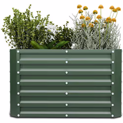 GRAND ESPACE : Ce potager surélevé de 600 litres est parfait pour planter fleurs, herbes et légumes. Idéal comme jardinière e ...