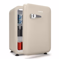 Klarstein Audrey Evo Mini-réfrigérateur 68 L Frigo design rétro silencieux compact Mini bar 3 couleurs Crème