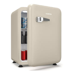 Klarstein Audrey Evo Mini-réfrigérateur 68 L Frigo design rétro silencieux compact Mini bar 3 couleurs Crème