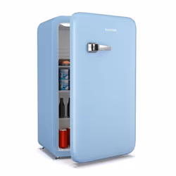 Klarstein Audrey Evo Mini-réfrigérateur 90 L Mini Frigo Mini bar design rétro silencieux compact Bleu