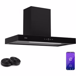 La hotte aspirante Klarstein SmartEdge allie un design élégant à une technologie de pointe. Avec un débit d'air allant jusqu' ...