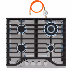La table de cuisson à gaz Klarstein Turbocast allie performance professionnelle et flexibilité dans une largeur compacte. Des ...