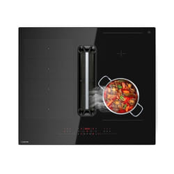 Klarstein AirJet Hybrid Down Air System Plaque induction 60 cm Table de cuisson à induction avec hotte intégrée 477 m³/h CEE A+