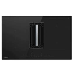 Klarstein AirJet Hybrid Down Air System Plaque induction 83 cm Table de cuisson à induction avec hotte intégrée 600 m³/h CEE A+