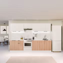 PLAN DE TRAVAIL ROBUSTE : Le plan de travail en MDF de 30 mm assure une surface stable et durable idéale pour organiser vos u ...