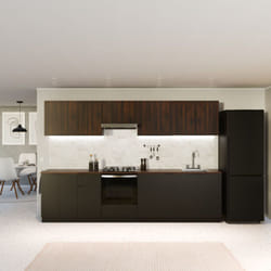 Blumfeldt - Meuble Lave-Vaisselle - Design Moderne avec Plan de Travail mdf 30 mm, Surface Mélaminée Facile à Nettoyer, Intégration Élégante,