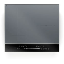 Klarstein DualTone Hybrid Plaque de Cuisson à Induction - 4 Zones, 7200 W, Flex Zone, Commande par Curseur, Fonction Booster & Minuterie, Cadre