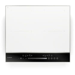 Klarstein - DualTone Flex Plaque de Cuisson à Induction - 4 Zones Flexibles, 7200 w, Commande par Curseur, Thermoboost, Minuterie, Cadre Aluminium,