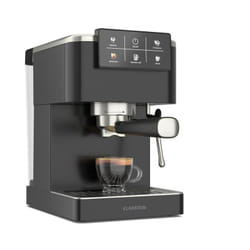 Klarstein - SteelPresso Touch Machine à Café Grain – 20 Bars, 1350W, Écran Tactile, Mousseur de Lait, Réservoir 1.5L, Acier Inoxydable, Machine à