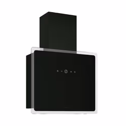 Klarstein AlizeEdge Hotte aspirante 60 cm Tactile Silencieuse 487 m³/h Extraction/recyclage dair CEE A+ Noir