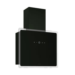 Klarstein AlizeEdge Hotte aspirante 60 cm Tactile Silencieuse 487 m³/h Extraction/recyclage dair CEE A+ Noir