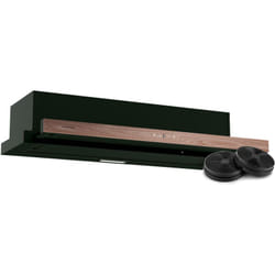 Klarstein - ZenFusion Hotte Aspirante, 90cm Hotte Cuisine avec Commande Tactile, Débit 400 m³/h, Efficacité Énergétique a, Extracteur Télescopique,