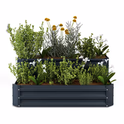 CONCEPTION À DEUX NIVEAUX : Cette jardinière surélevée offre une capacité généreuse de 405 litres, une solution idéale pour d ...